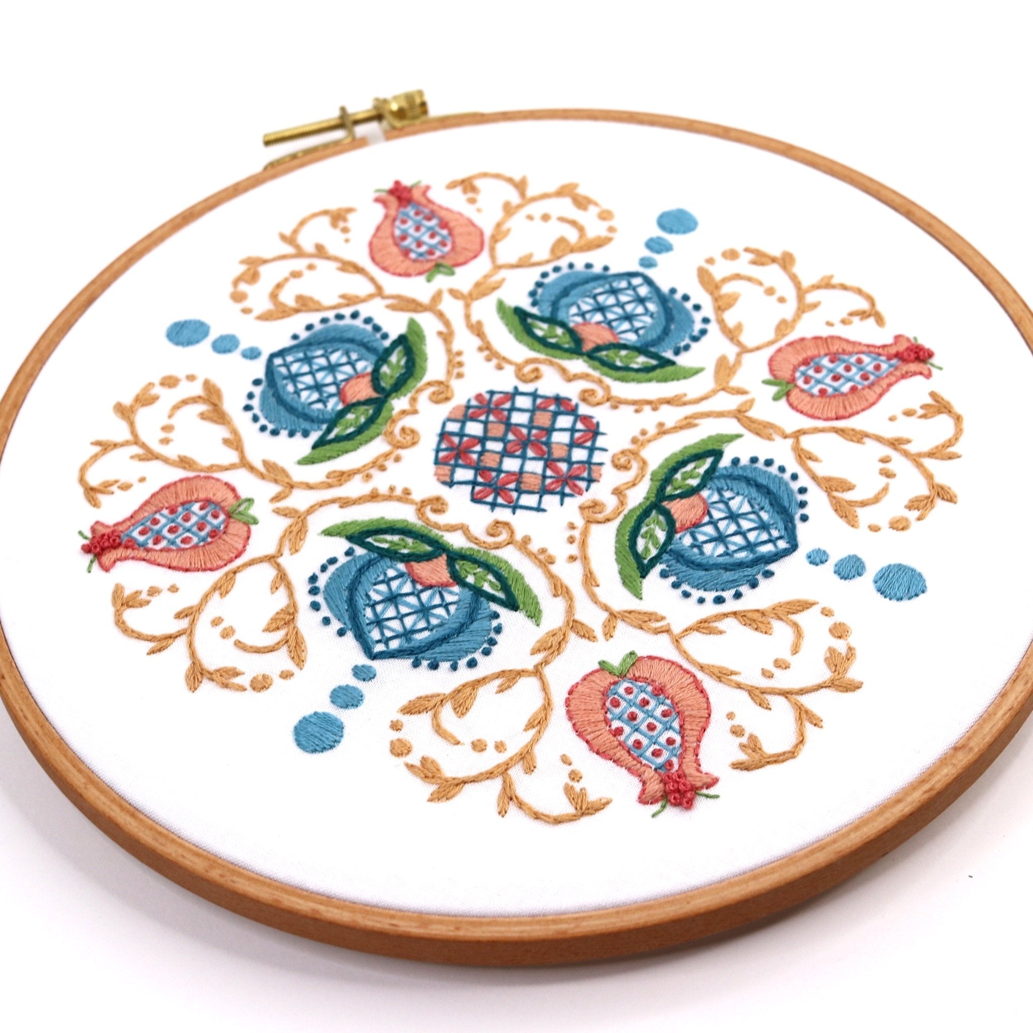 Jacobean Florals Embroidery Pattern – Stitched Stories