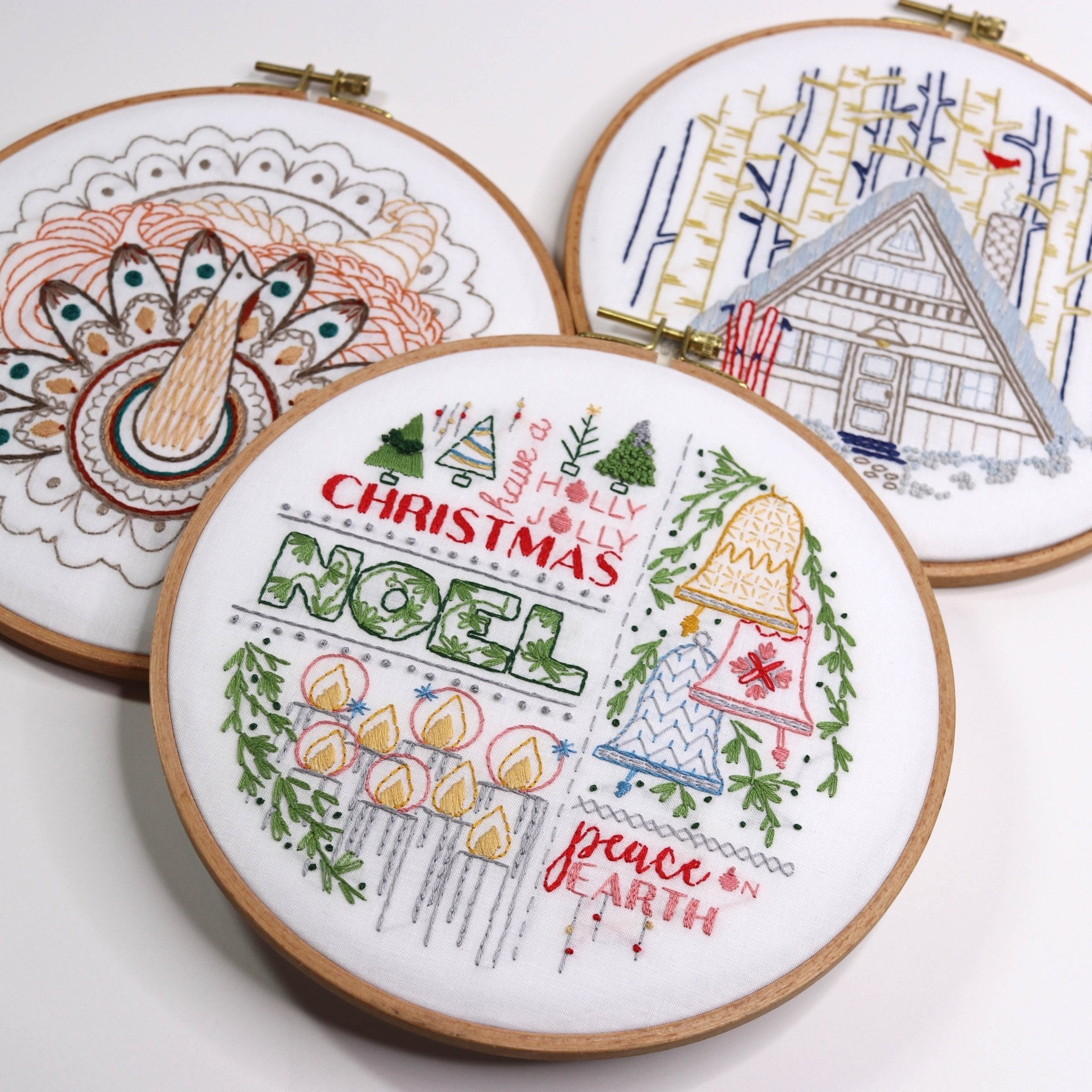 Jolly Days Bundle of 3 Fabric Patterns - Stitched Stories