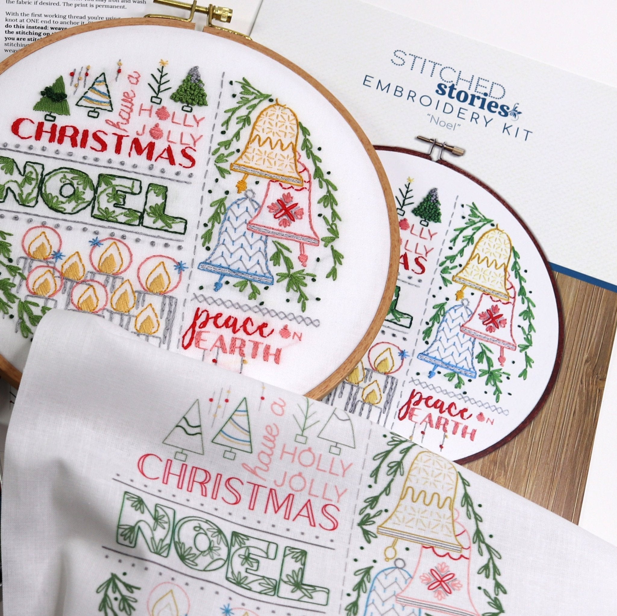 Jolly Days Bundle of 3 Fabric Patterns - Stitched Stories