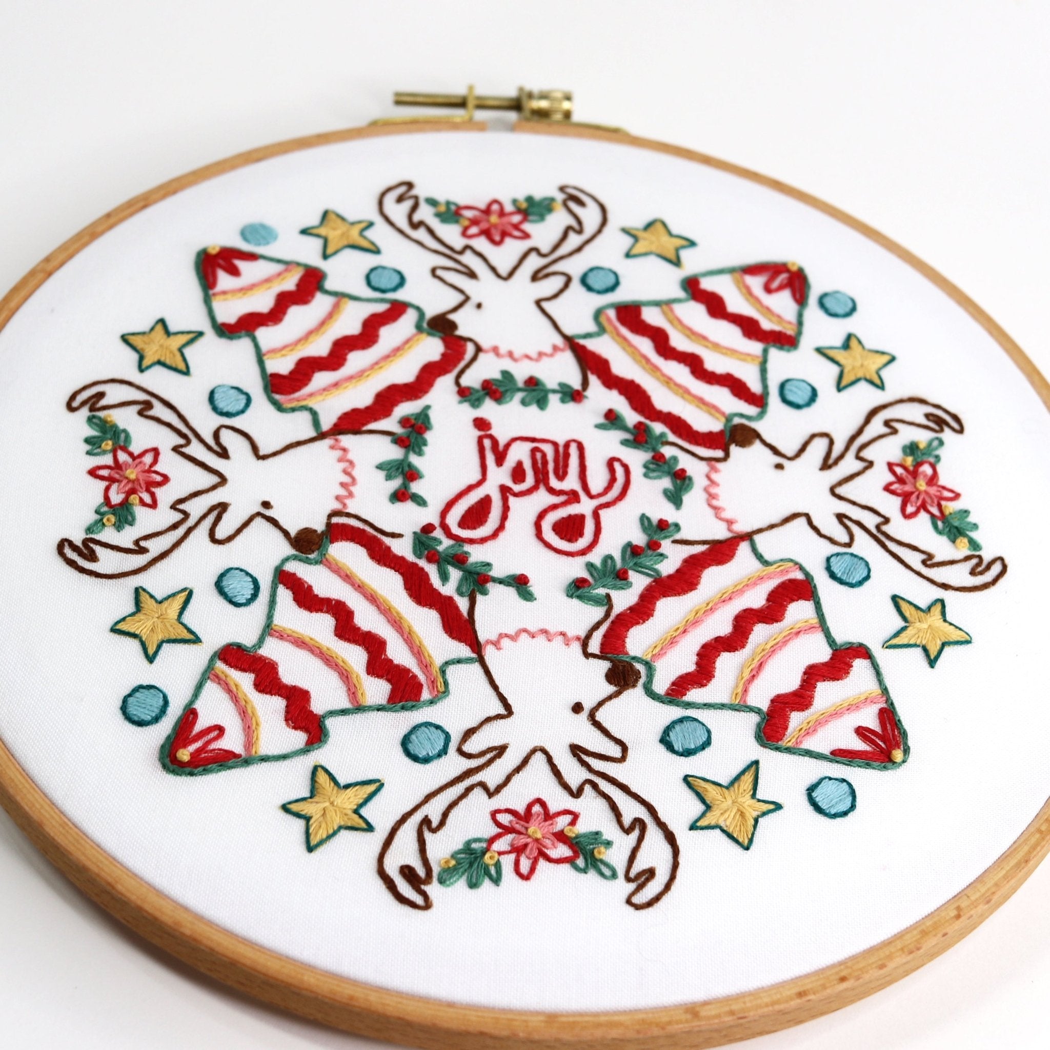 Joy Embroidery Kit - Stitched Stories