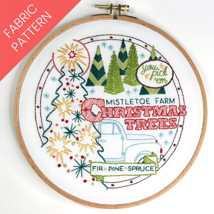 Mistletoe Farm Printed Fabric Pattern - Stitched Stories