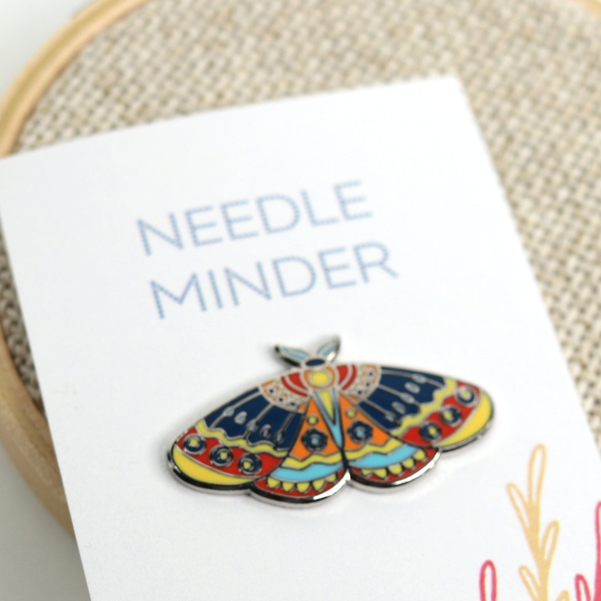 Needle Minder 3 Pack: Tea Pot, Hen, Moth - Stitched Stories
