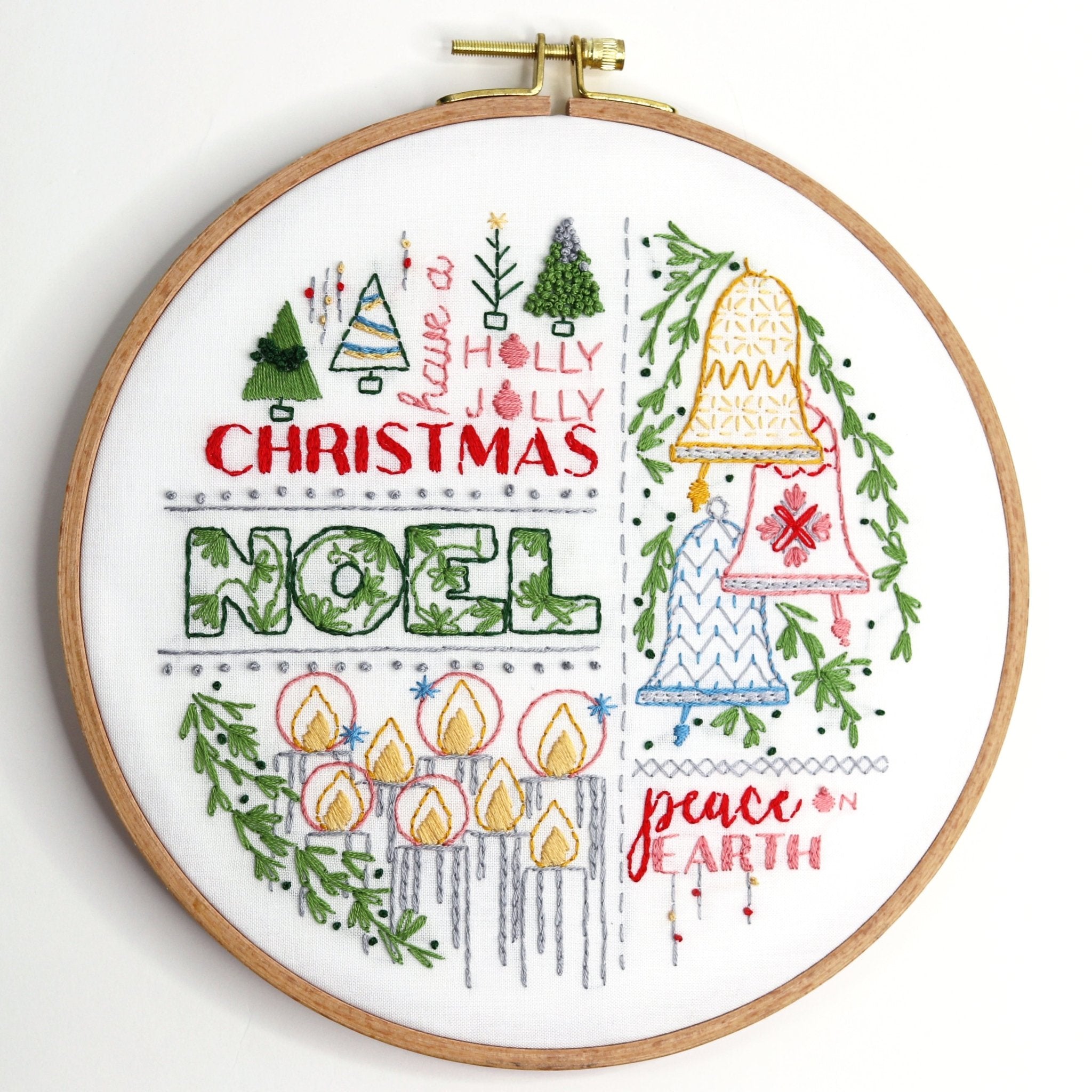 Noel Printed Fabric Pattern - Stitched Stories