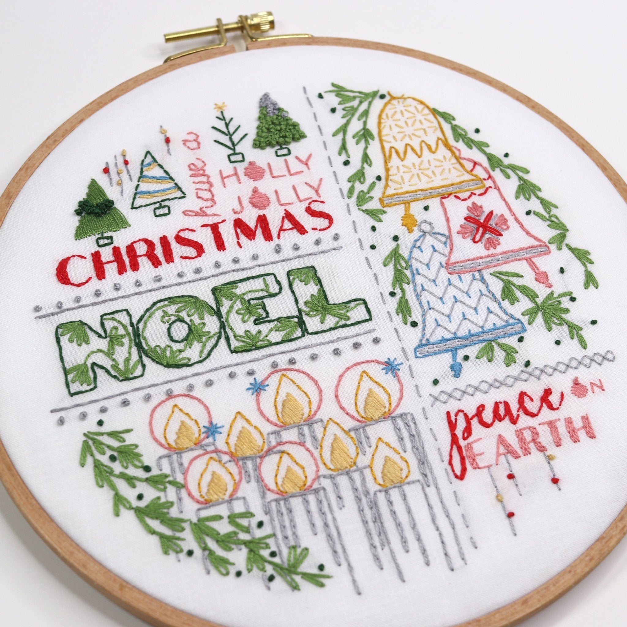 Noel Printed Fabric Pattern - Stitched Stories
