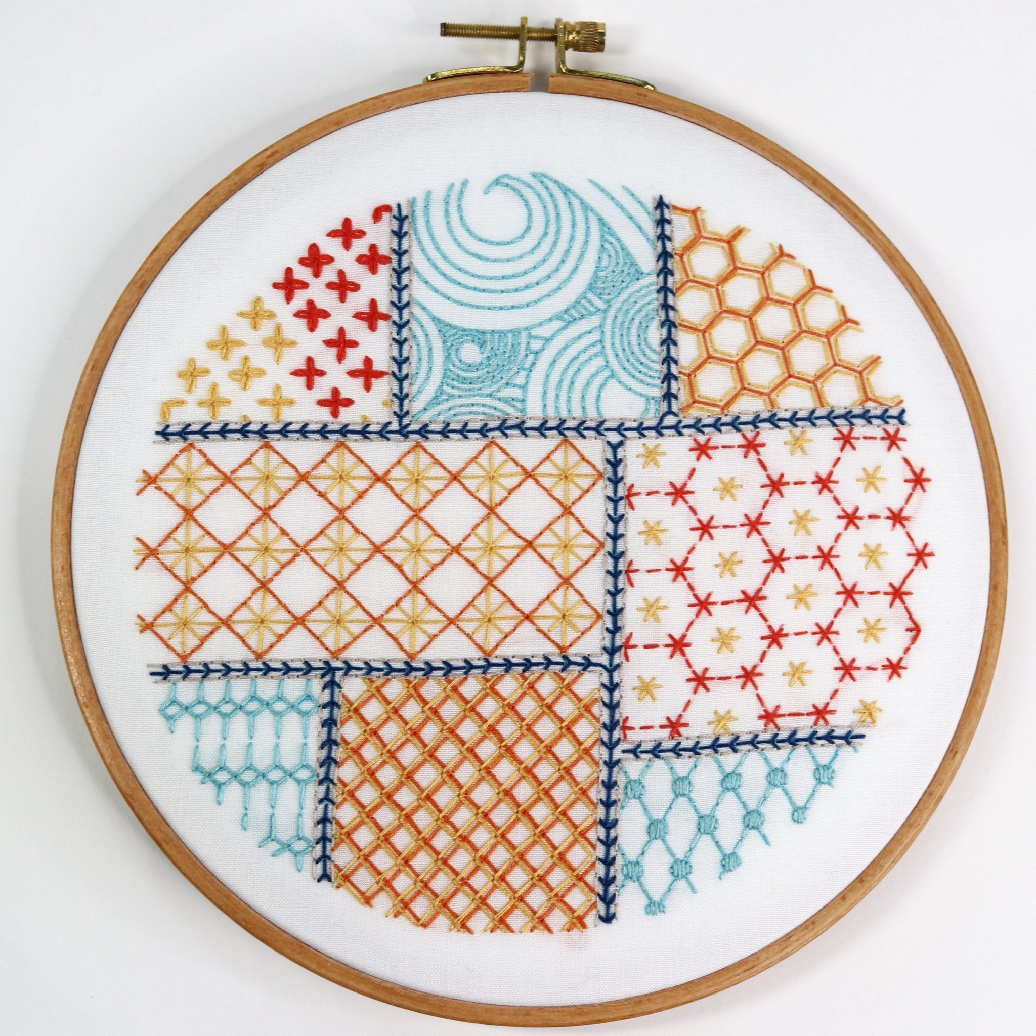 Patchwork Printed Fabric Pattern - Stitched Stories