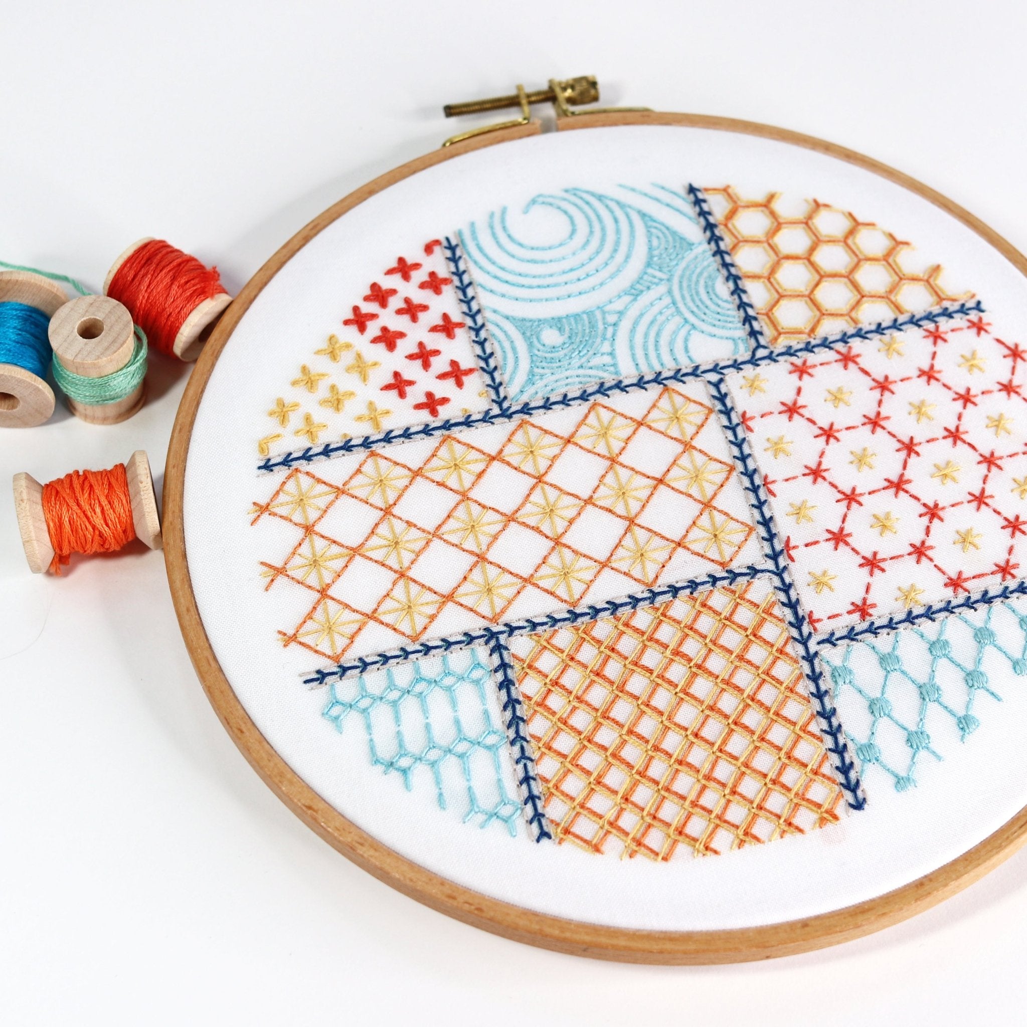 Patchwork Printed Fabric Pattern - Stitched Stories