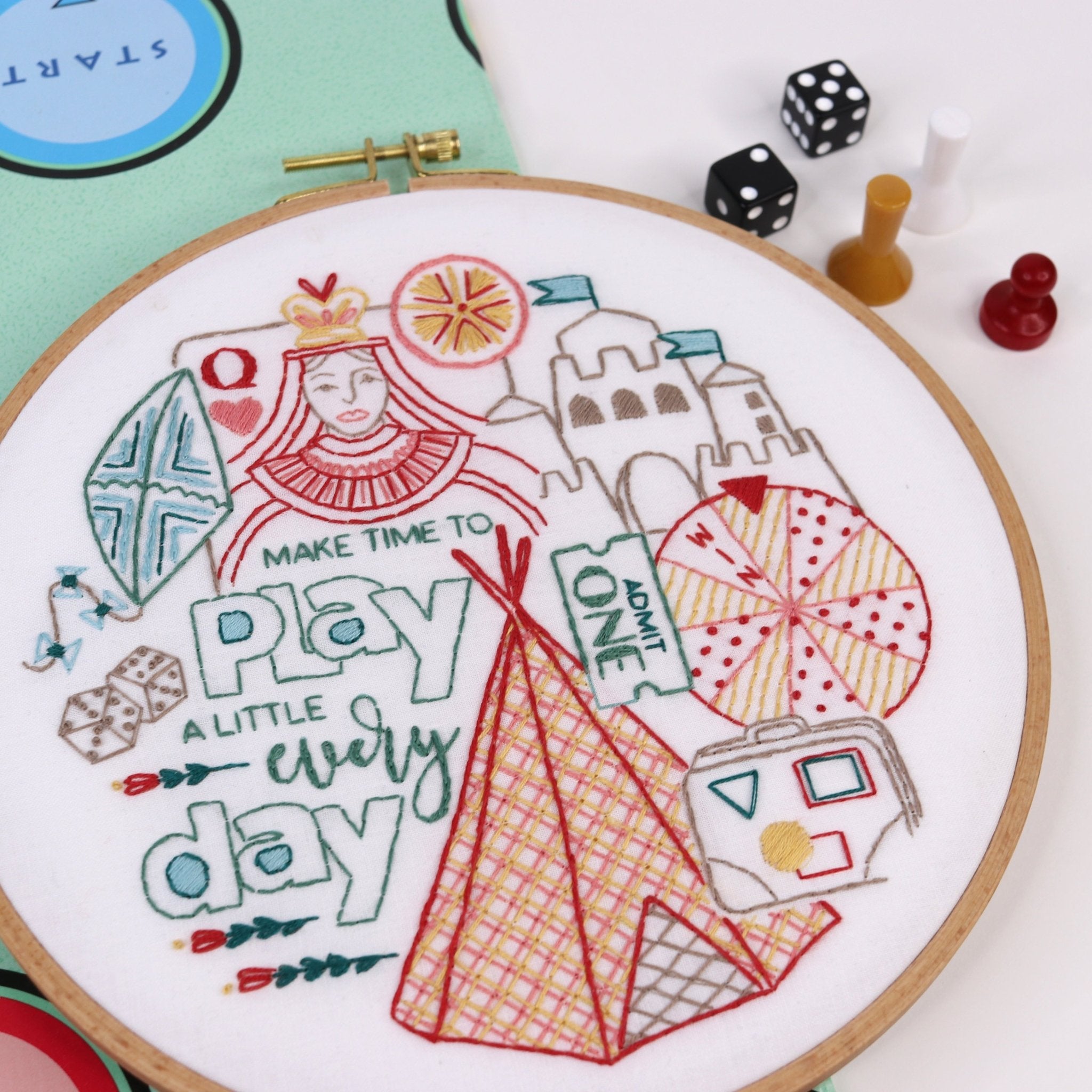 Play Printed Fabric Pattern - Stitched Stories