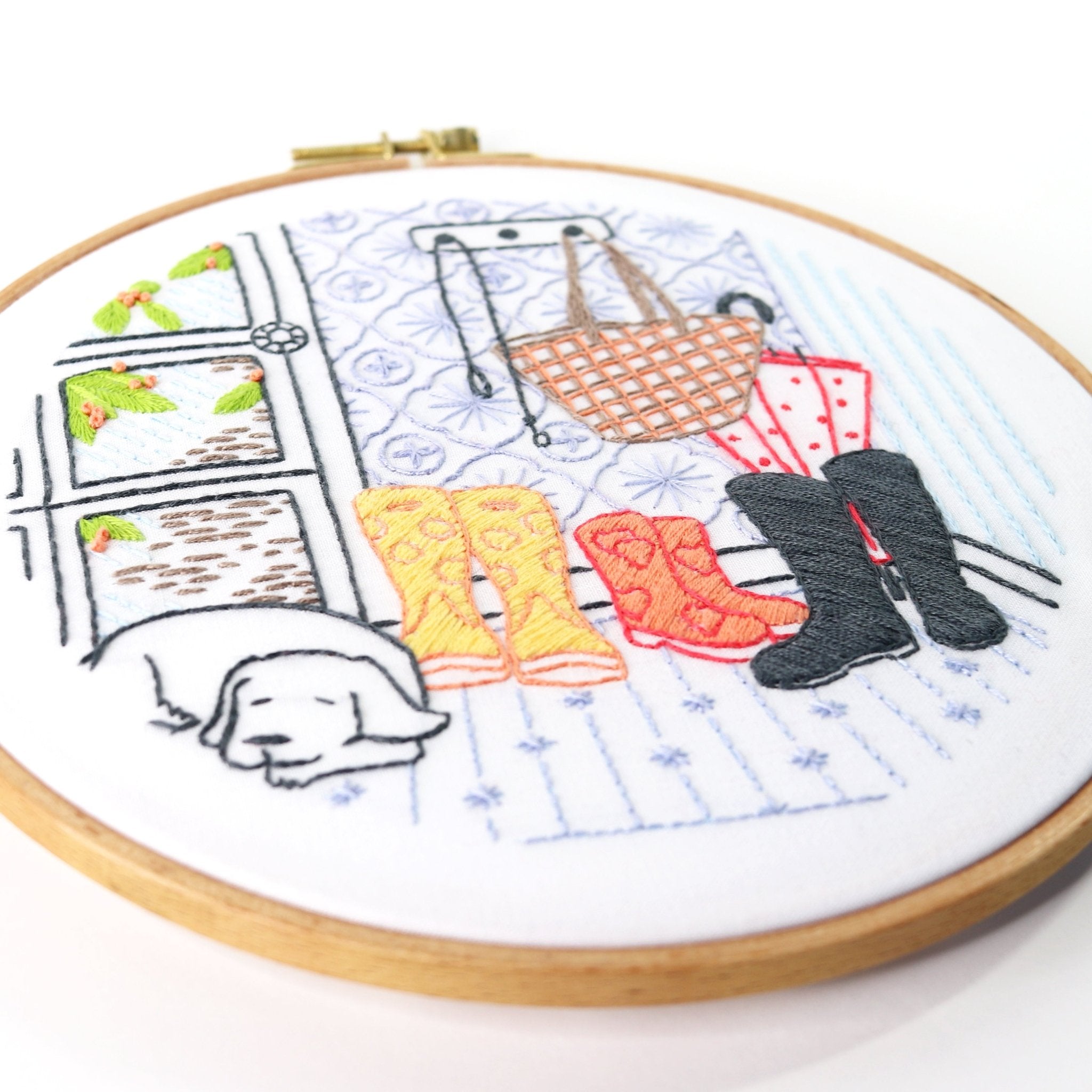 Rainy Day Printed Fabric Pattern - Stitched Stories