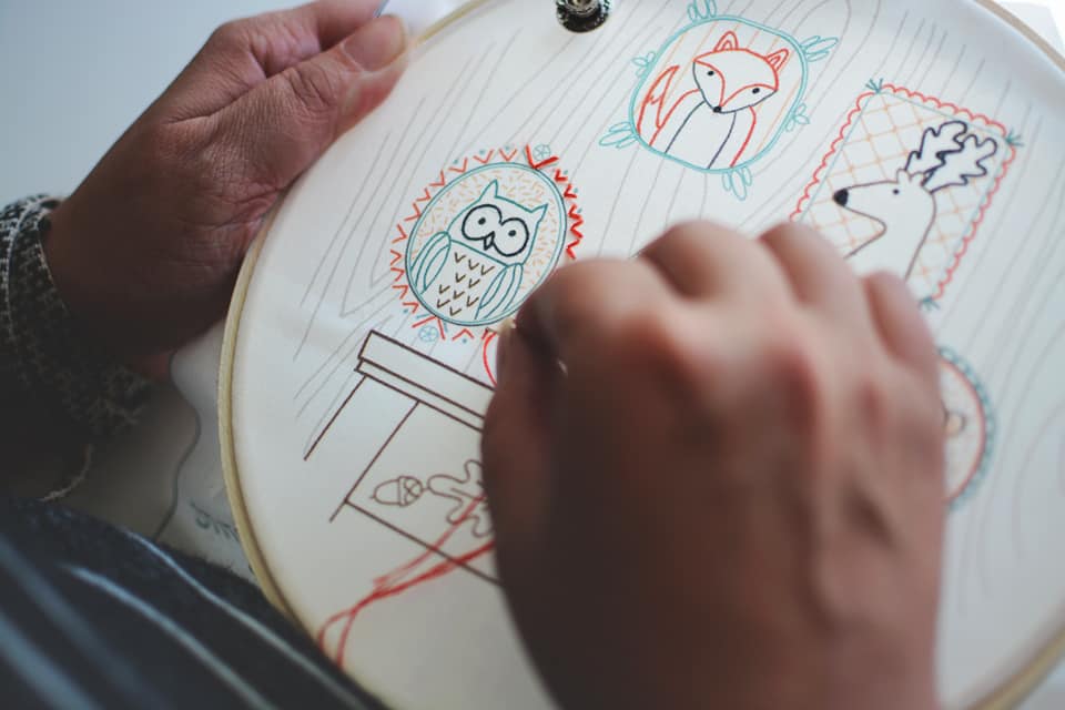 Rogues' Gallery Embroidery Kit - Stitched Stories