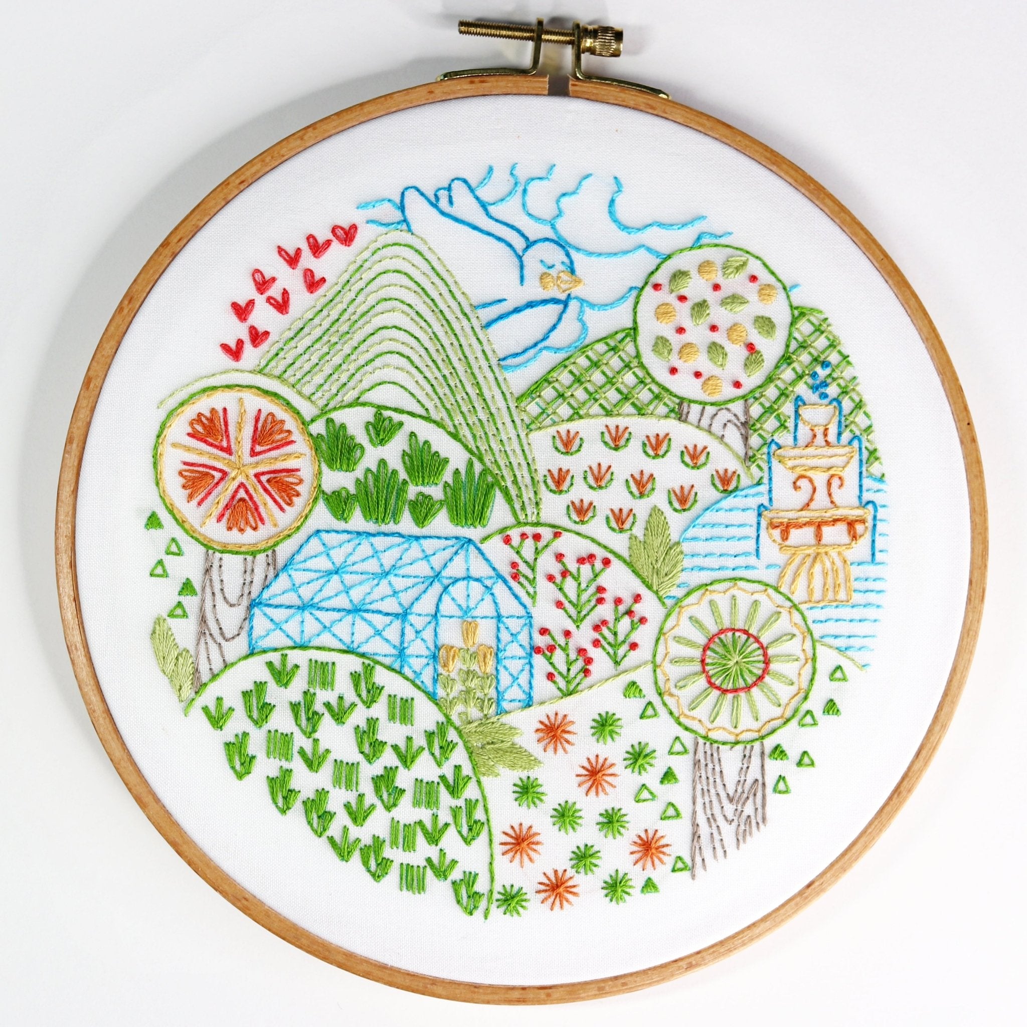 Rolling Hills Embroidery Kit - Stitched Stories