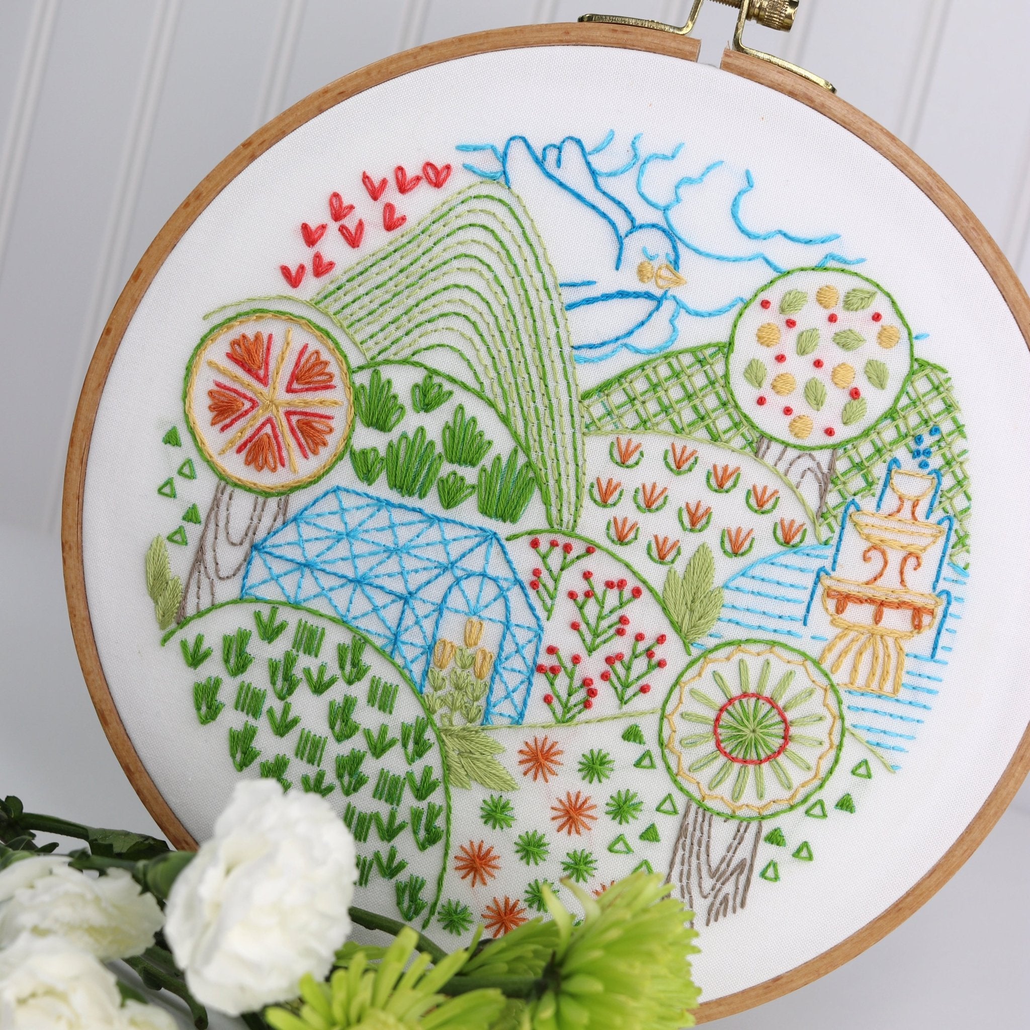 Rolling Hills Embroidery Kit - Stitched Stories