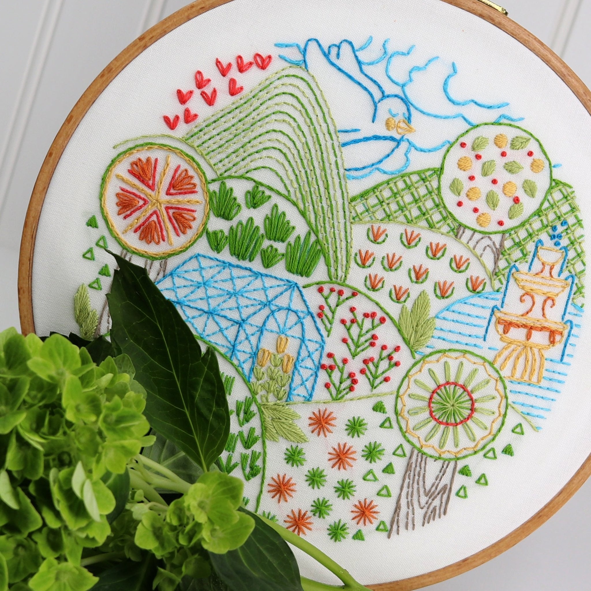 Rolling Hills Embroidery Kit - Stitched Stories