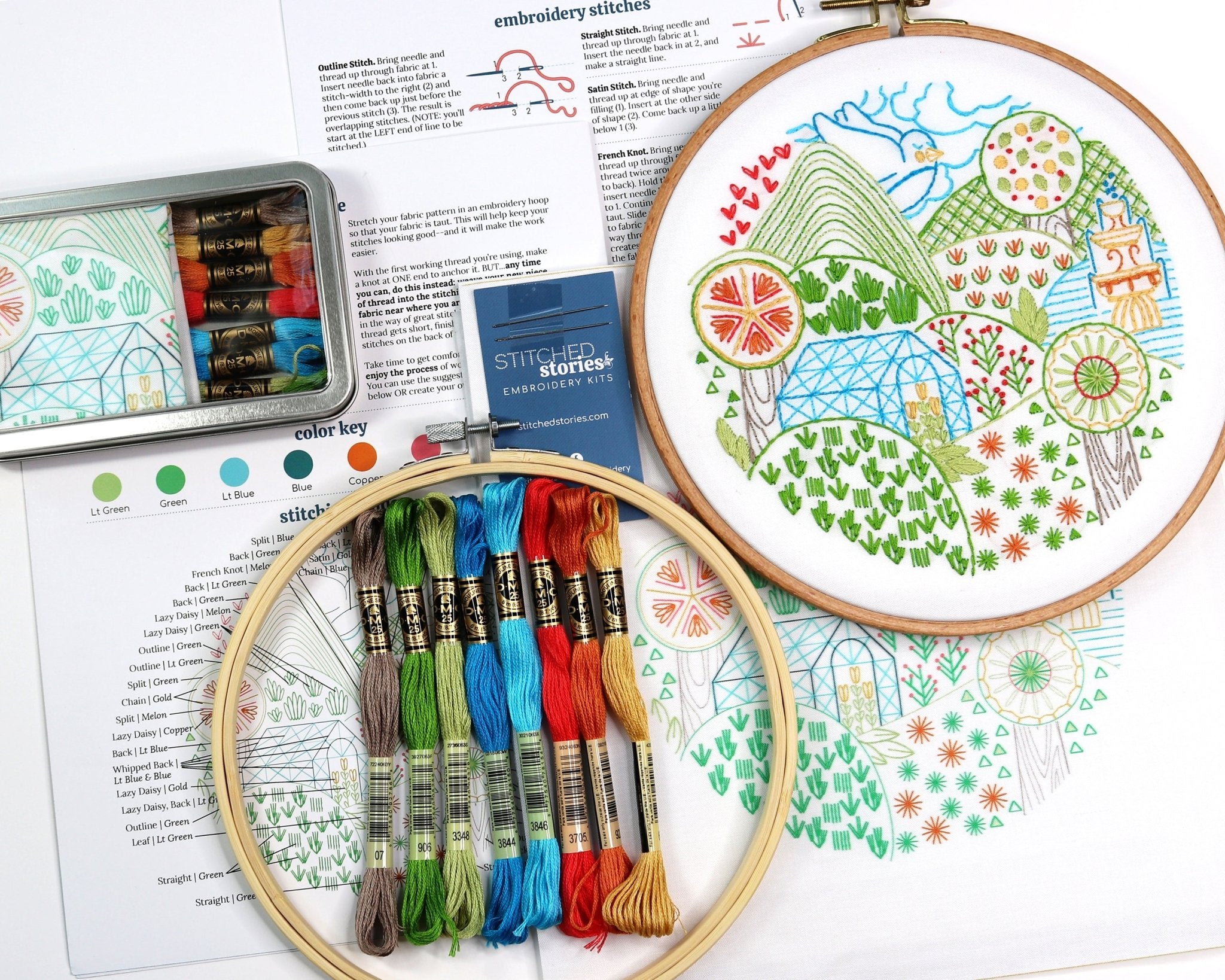 Embroidery Kits and Patterns for Beginners & Adults