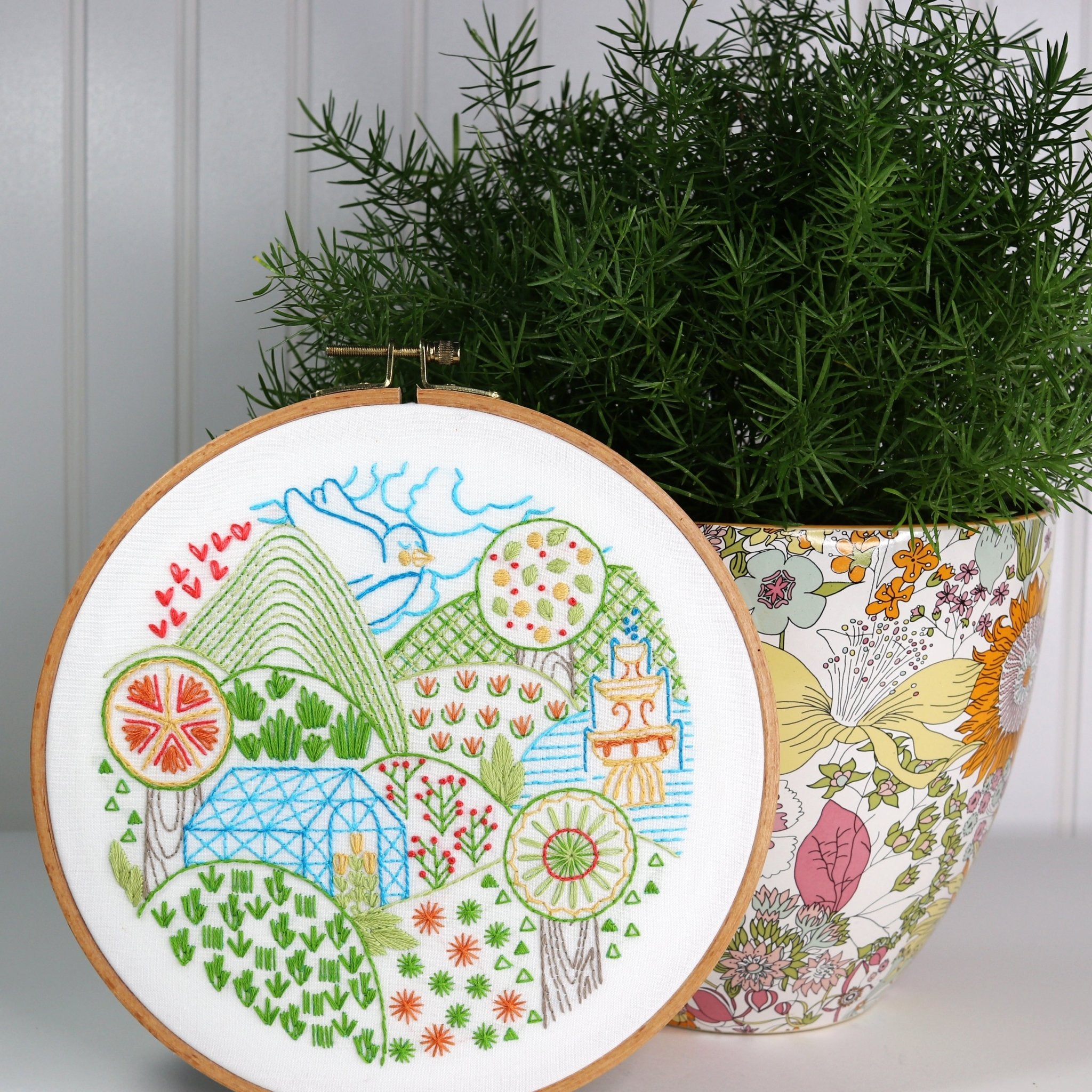 Rolling Hills Printed Fabric Pattern - Stitched Stories