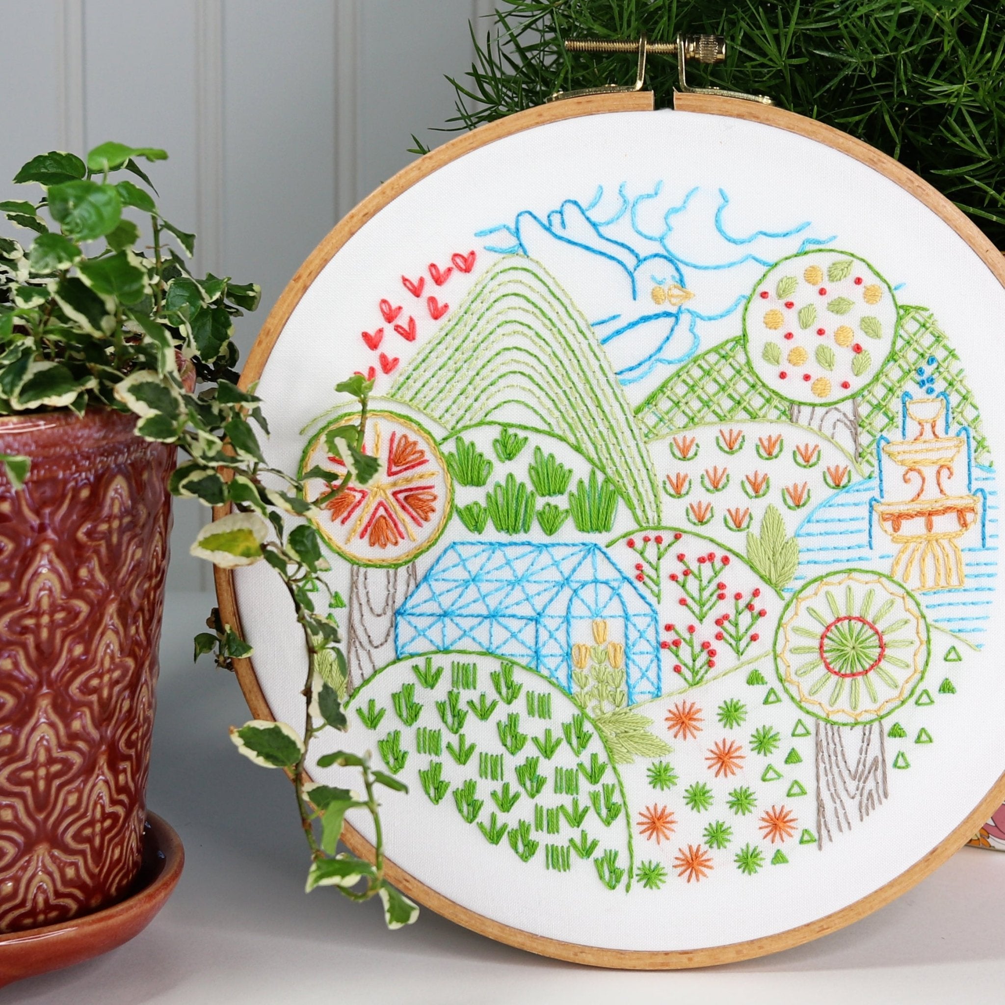 Rolling Hills Printed Fabric Pattern - Stitched Stories