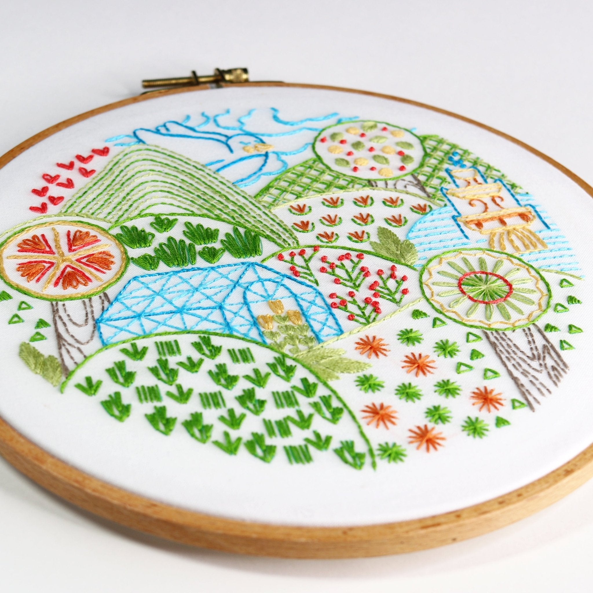 Rolling Hills Printed Fabric Pattern - Stitched Stories