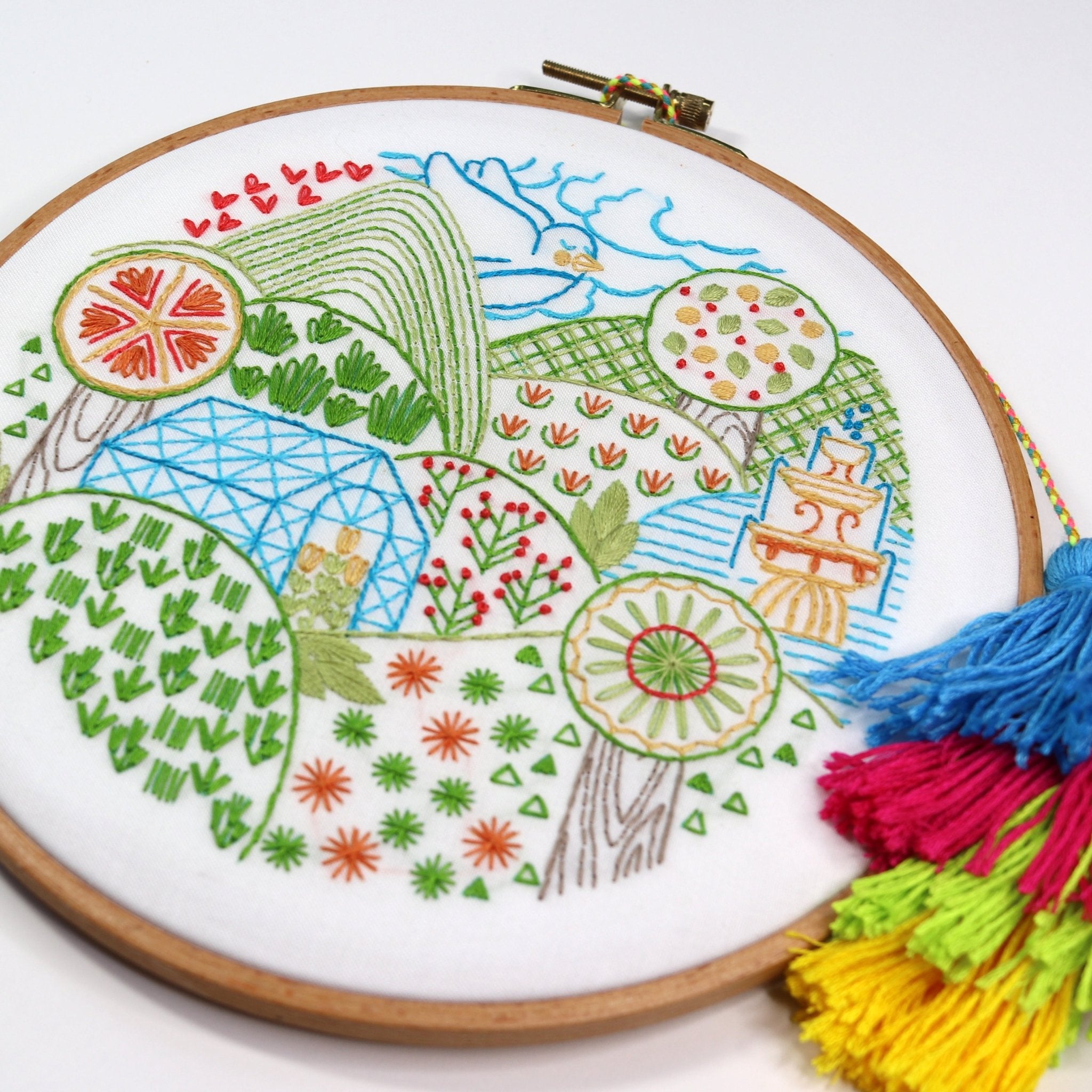 Rolling Hills Printed Fabric Pattern - Stitched Stories