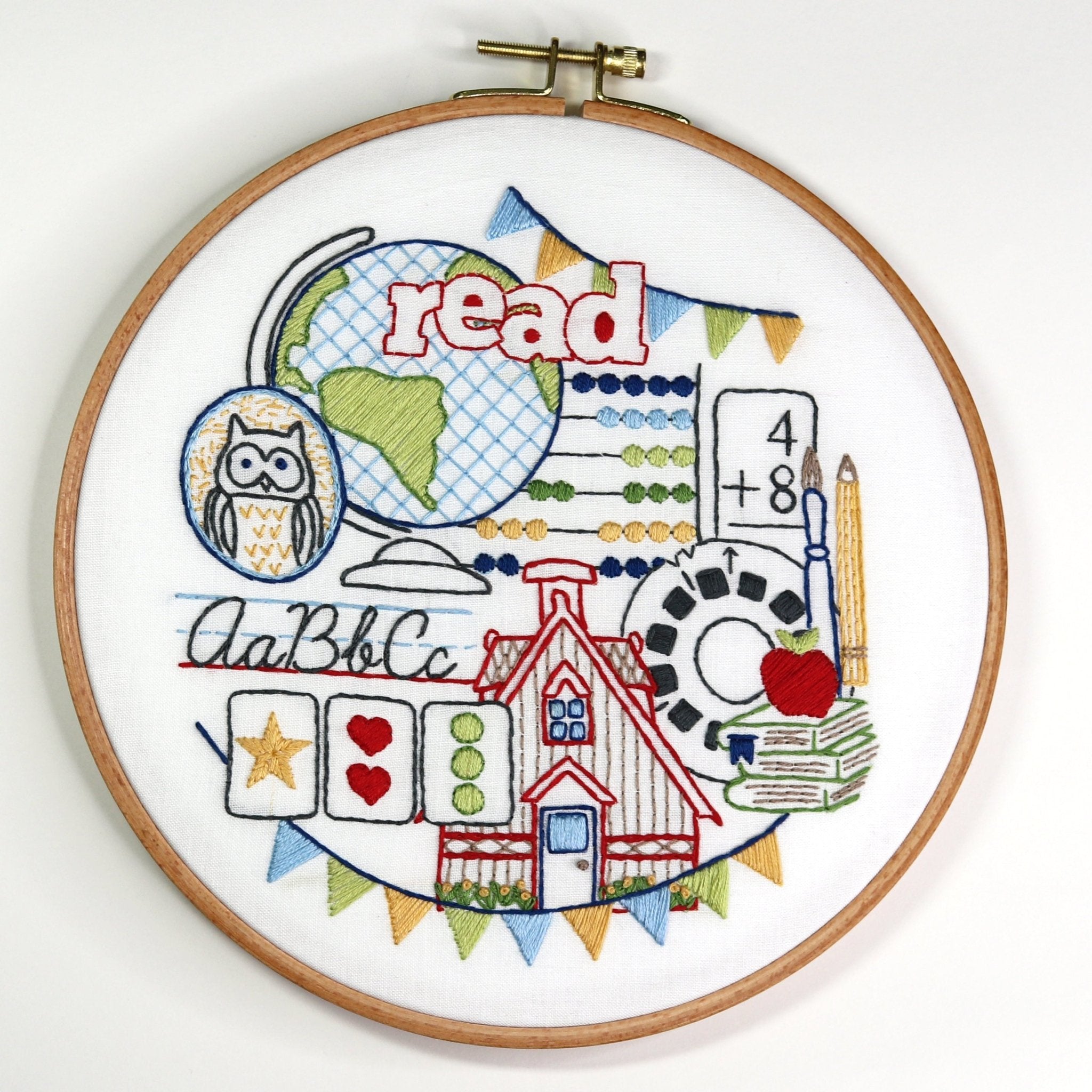 School Days Printed Fabric Pattern - Stitched Stories