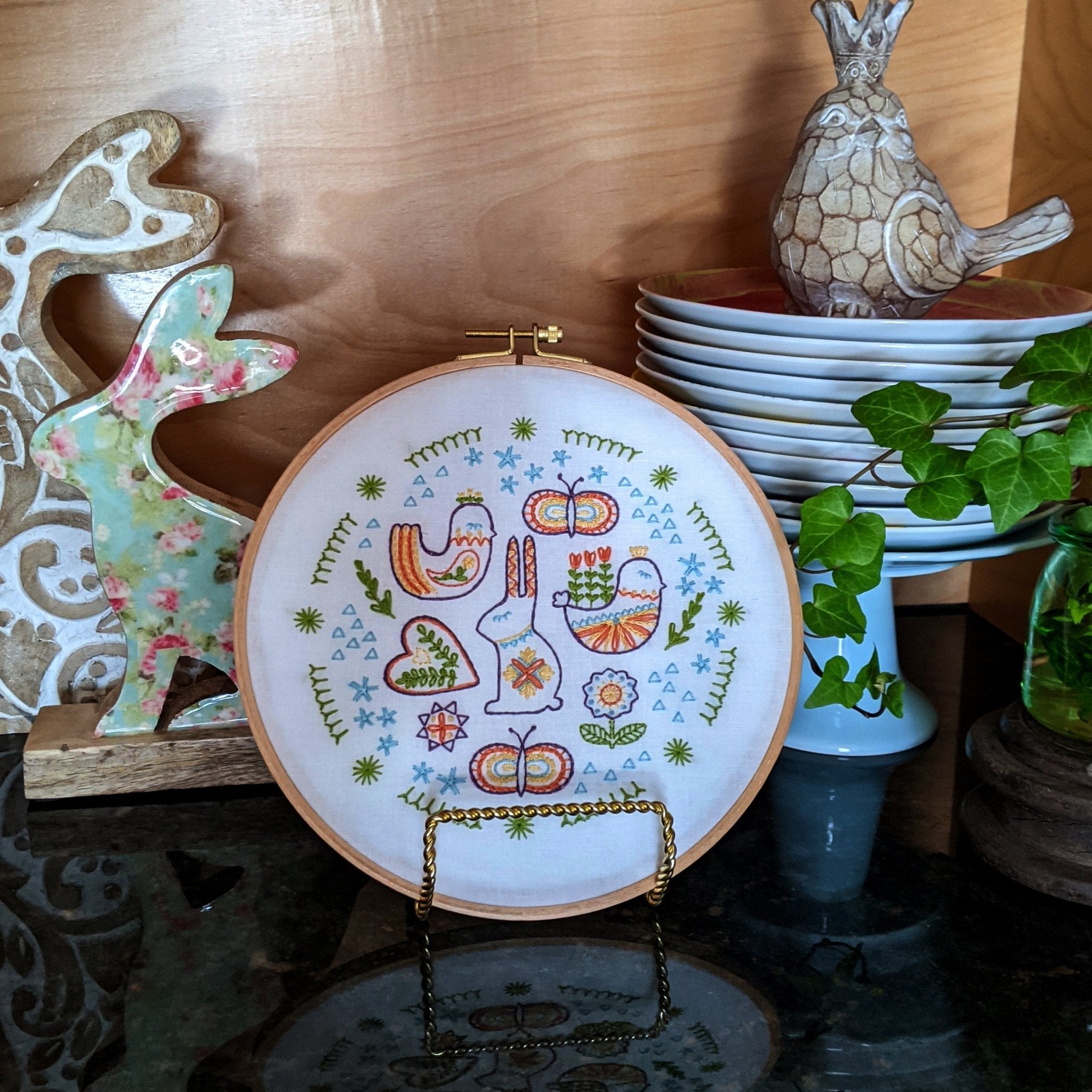 Spring Folk Printed Fabric Pattern - Stitched Stories