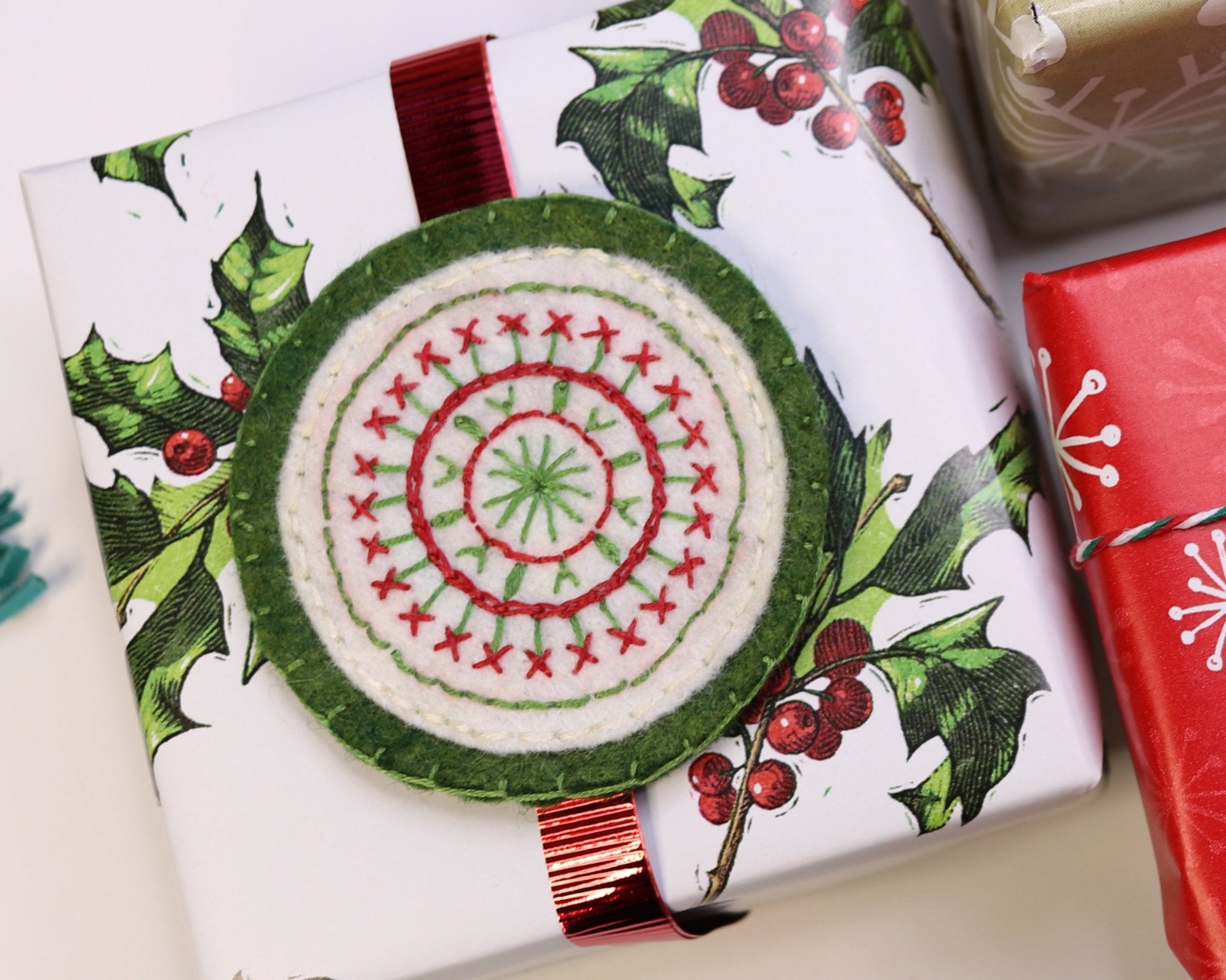 Stick & Stitch Motifs: Bells & Balls Holiday Ornaments - Stitched Stories