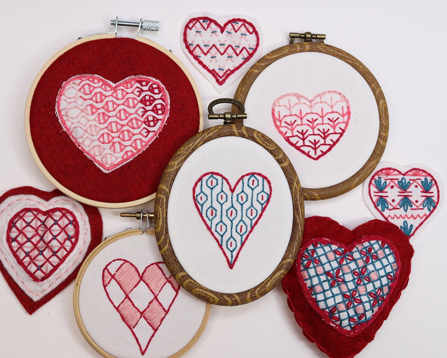 Stick & Stitch Motifs: HeartFilled - Stitched Stories