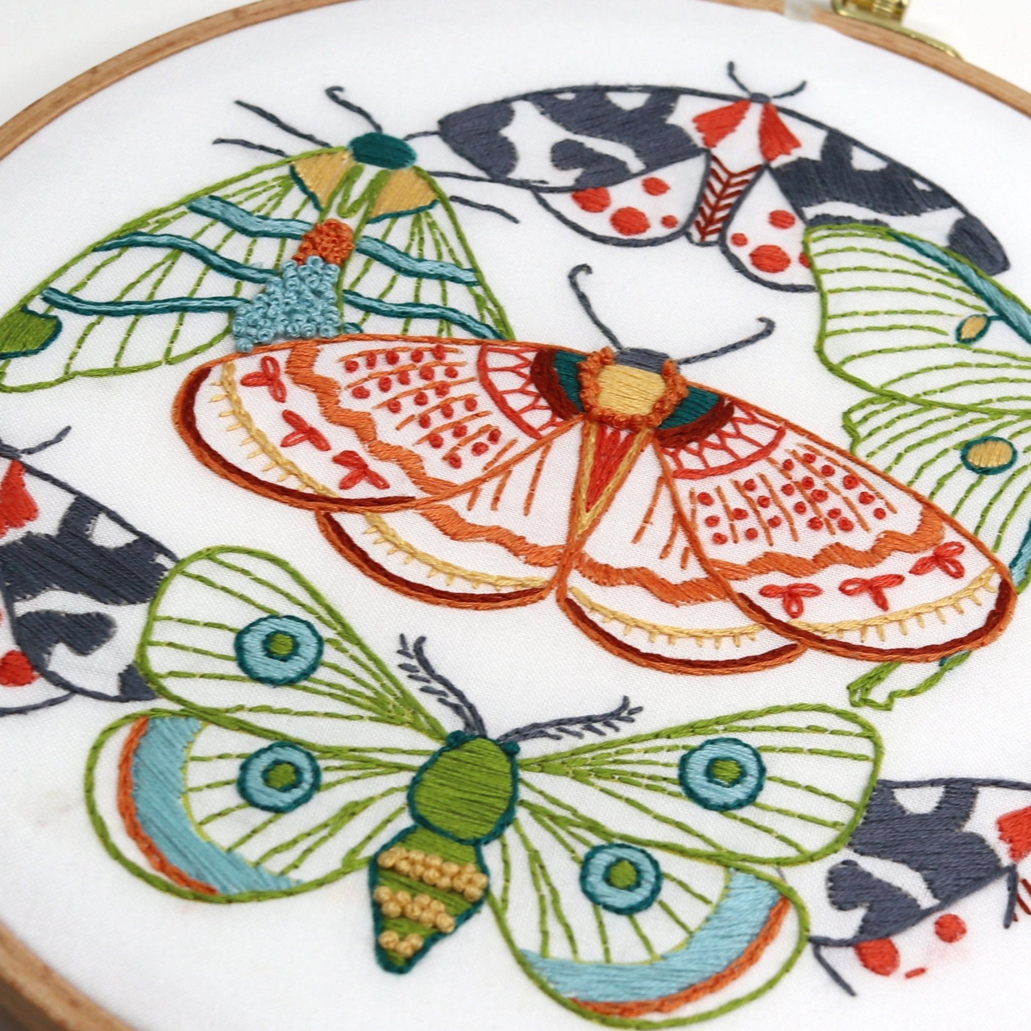 Stick & Stitch Motifs: Moths - Stitched Stories