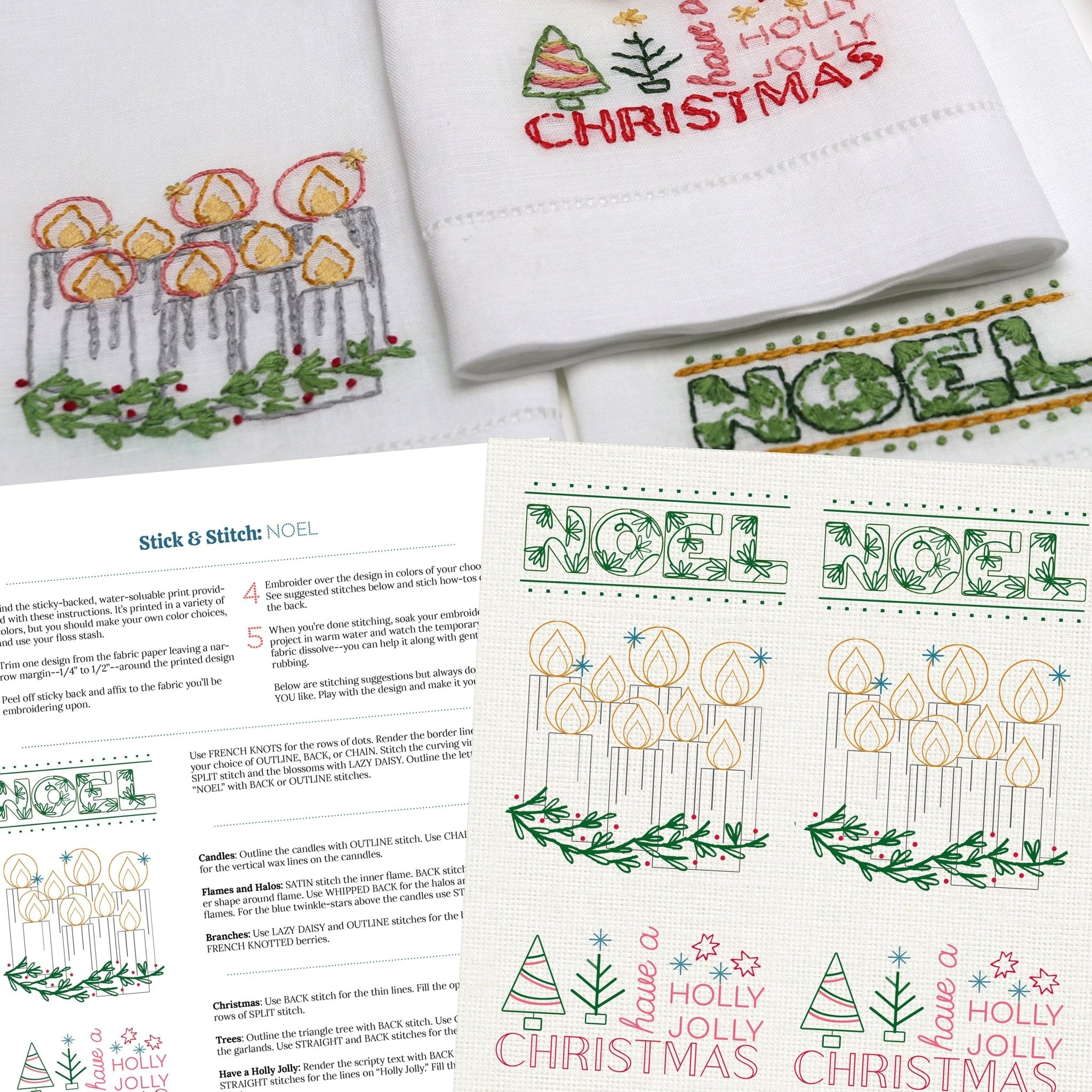 Stick & Stitch Motifs: Noel - Stitched Stories