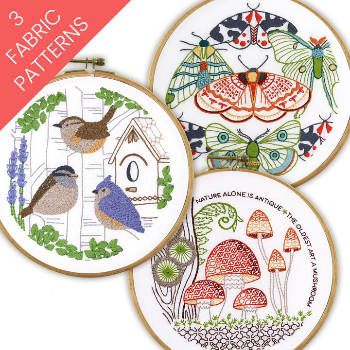 The Naturalist Bundle of 3 Fabric Patterns - Stitched Stories