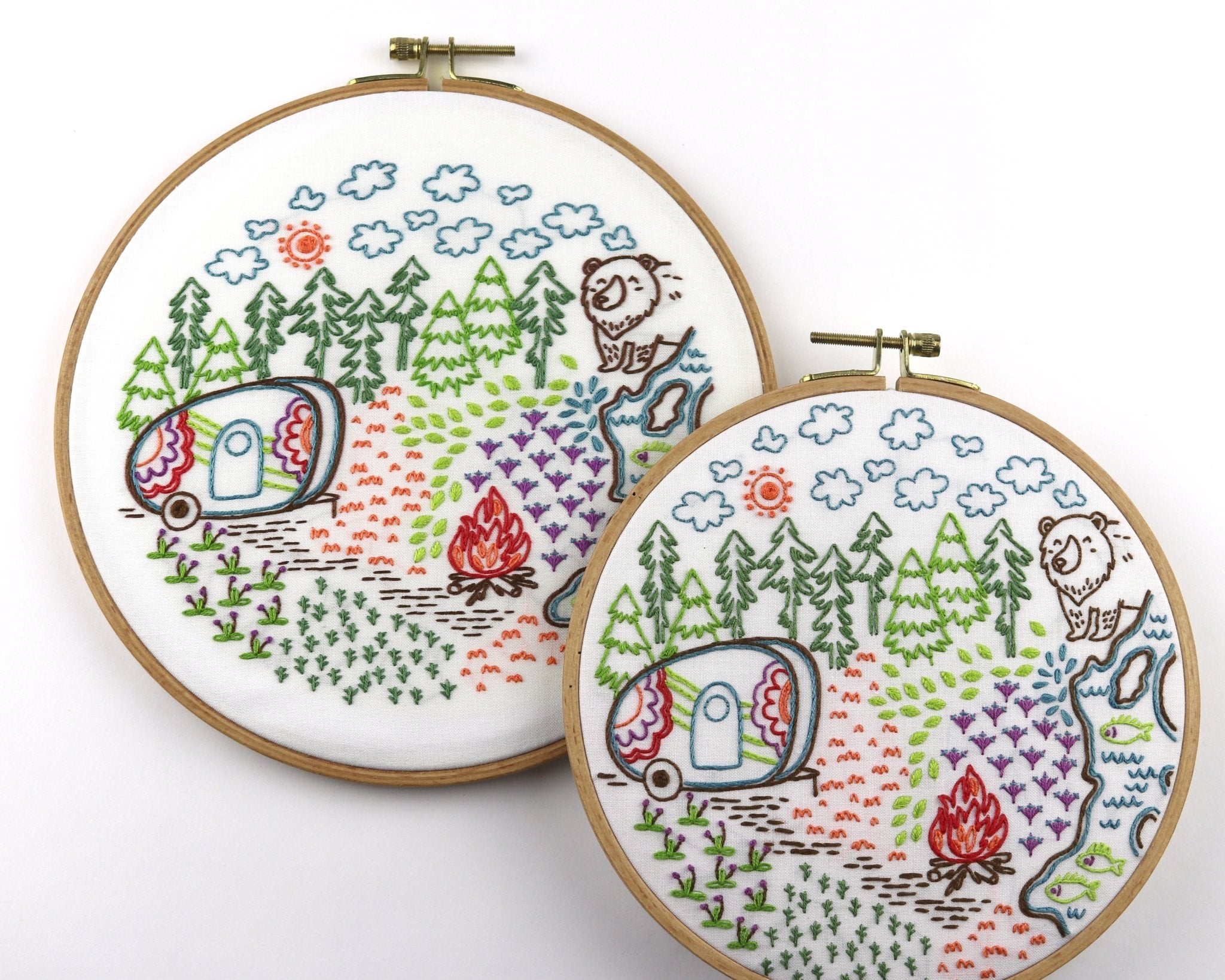 To The Woods Printed Fabric Pattern - Stitched Stories