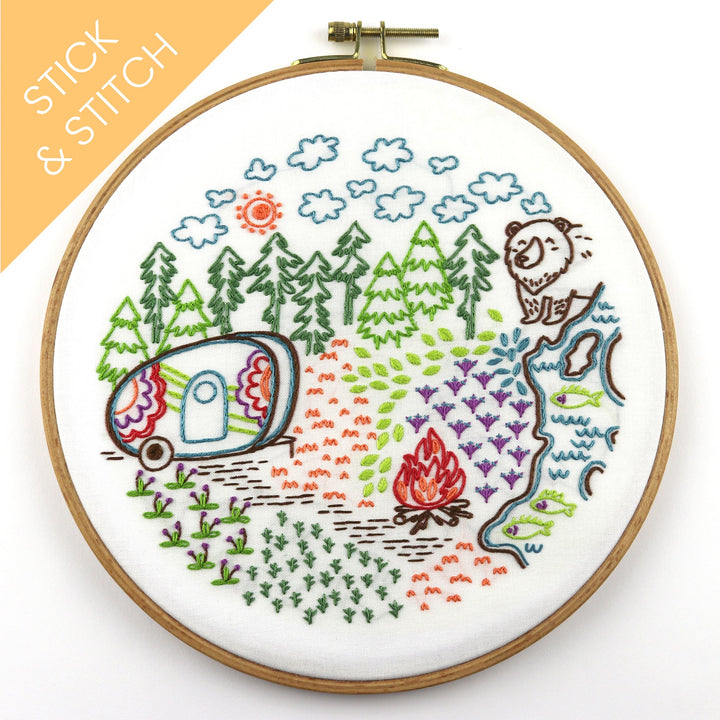 To the Woods Stick & Stitch Water-Soluble Pattern - Stitched Stories