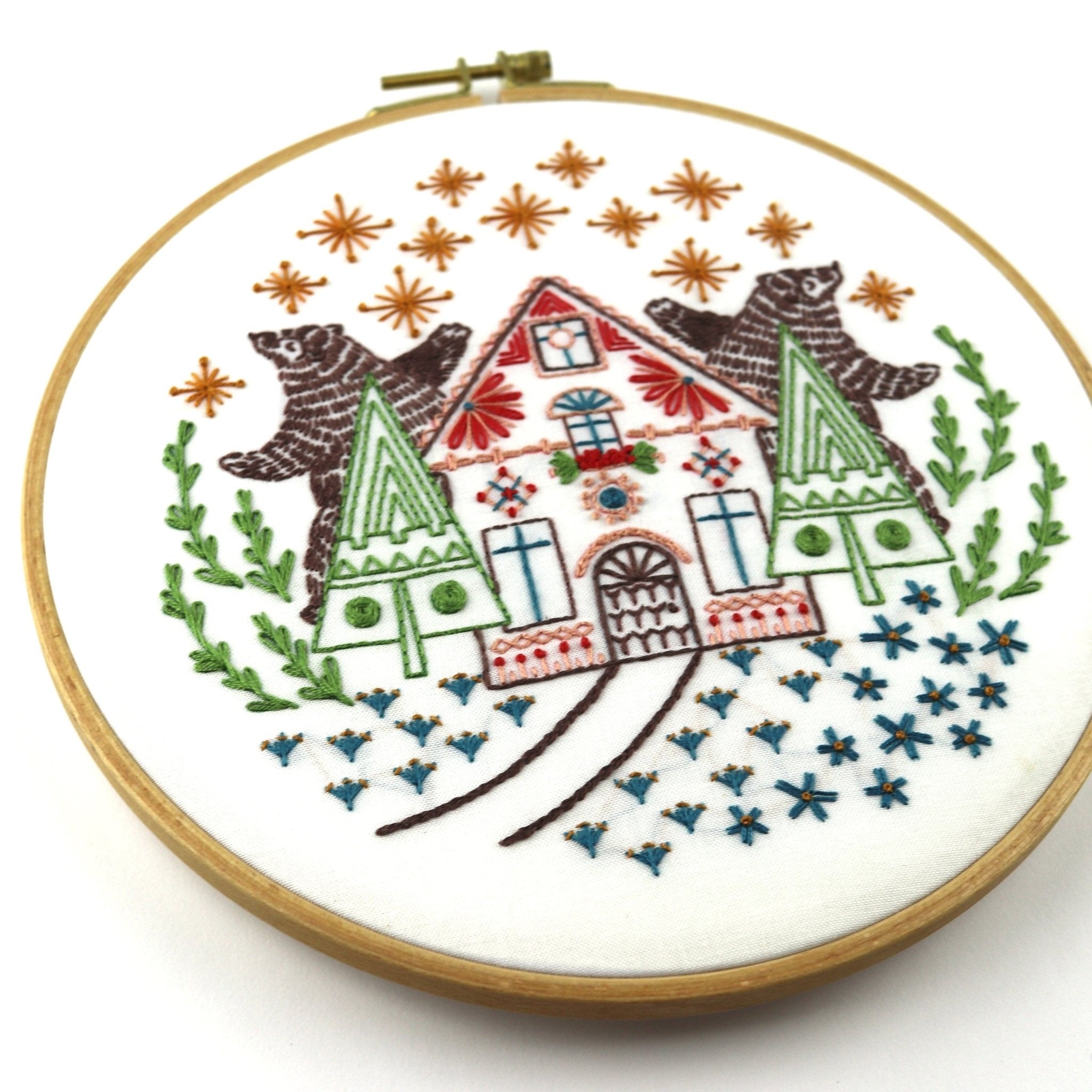 Ursa Duet Embroidery Kit - Stitched Stories