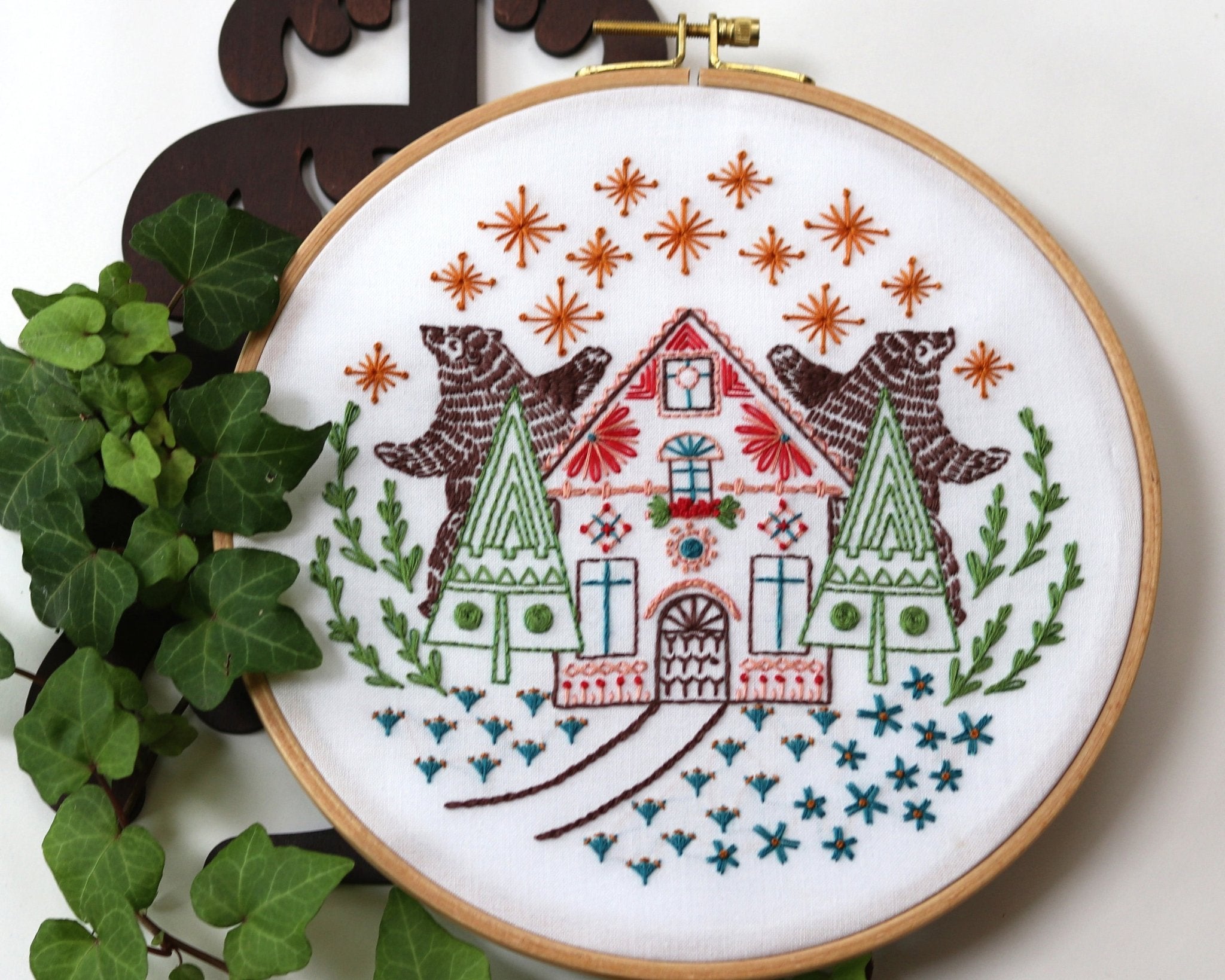 Ursa Duet Embroidery Kit - Stitched Stories
